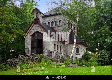 Abtei Saint-Benoît-du-Lac, Quebec Stockfoto