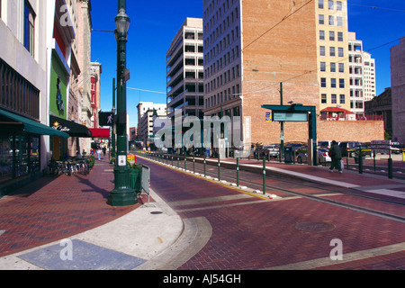 Hauptstraße in der Altstadt von Houston Stockfoto