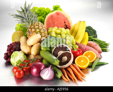 OBST UND GEMÜSE 4 Stockfoto
