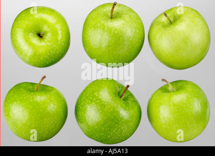 GRANNY SMITH ÄPFEL Stockfoto