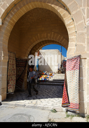 Die Medina in der Stadt von Monastir Tunesien Stockfoto