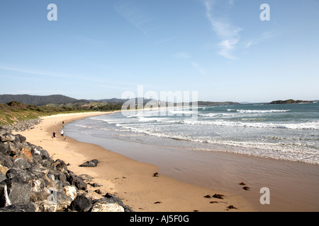 Park-Strand und Meer in frühen Morgenstunden in Coffs Harbour in New South Wales NSW Australia Stockfoto