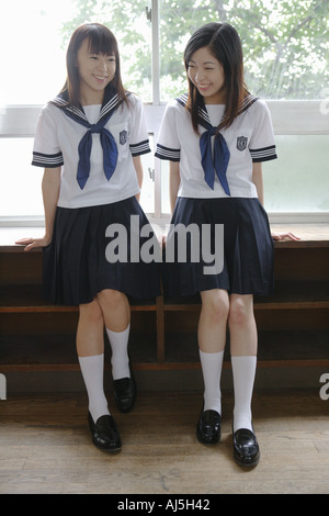 Zwei Japanische Schulmädchen