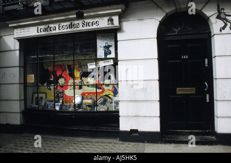 Die Beatles-Store In der Baker Street London Stockfoto