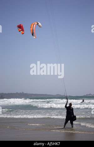 Eine Reihe von Fotografien, die in Jersey, der Kanalinseln UK Großbritannien GB Großbritannien fünf Meile Strand St. Ouen- Stockfoto