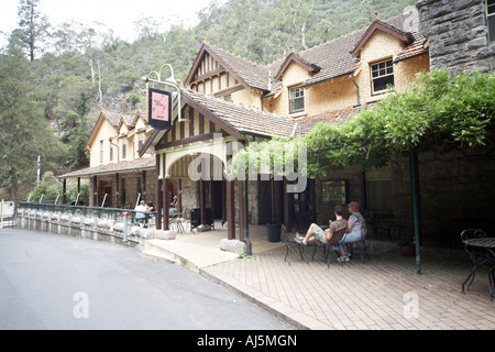 Höhlen-Hotel in Jenolan Caves in Blue Mountains New South Wales NSW Australia Stockfoto