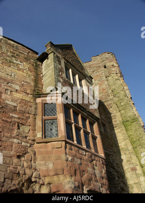 Tamworth Castle steht was die Hauptstadt des alten Königreichs Mercia einst. Stockfoto