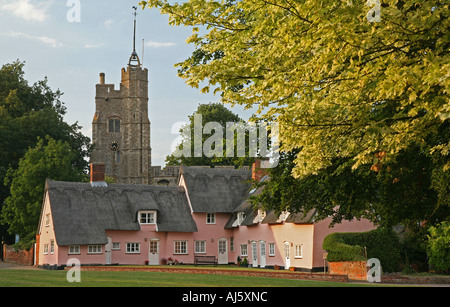 Cavendish Dorf Suffolk, England. Stockfoto