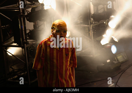 Booji Boy/Devo beim Meltdown Festival, Royal Festival Hall, London, 19th. Juni 2007 Stockfoto