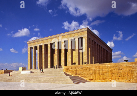 Atatürks Mausoleum Anitkabir Ankara Türkei Stockfoto