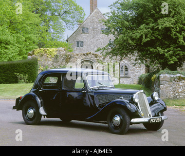 1952-Citroen-Licht 15 Stockfoto