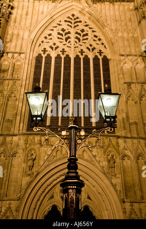 York Minster-gotische Kathedrale von York City England Stockfoto