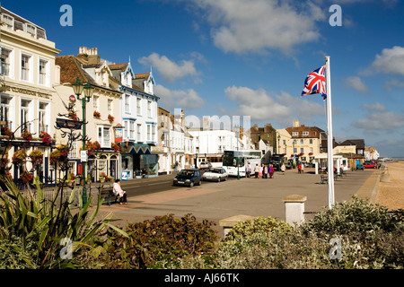 UK-Kent Deal The Strand Blick nach Osten vom pier Stockfoto