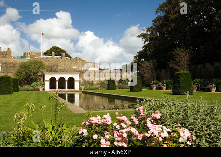 Königreich Kent Deal Walmer Castle Queen Mütter Rosengarten Stockfoto