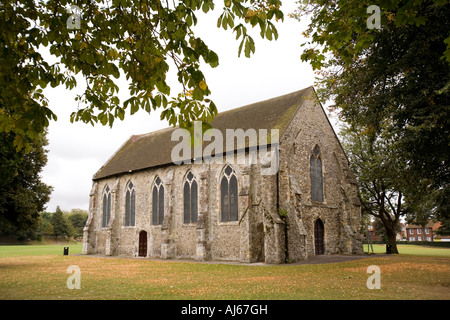 West Sussex Chichester Guildhall Priory Park ehemaligen Franziskaner Kloster William Blake versucht hier wegen Hochverrats Stockfoto