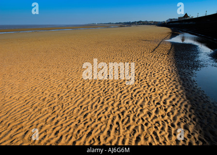 The Beach at Burham on Sea, Somerset Britain Stockfoto