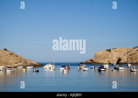 Spanien Ibiza die Bucht und den Strand von Calla Vedella Stockfoto