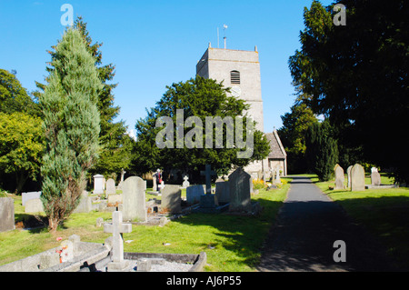 Kirche von St Mary The Virgin im Dorf von Eardisland Herefordshire England UK Stockfoto