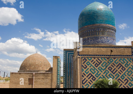 Samarkand - Shahr-ich-Zindah Nekropole Stockfoto