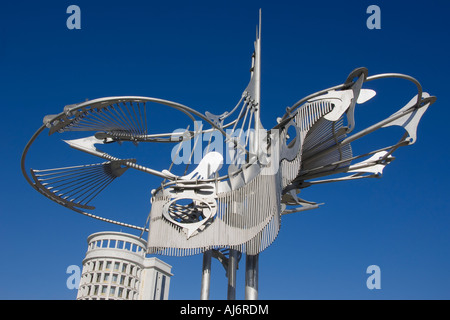 Moderne Kunst Ashgabat Turkmenistan Stockfoto