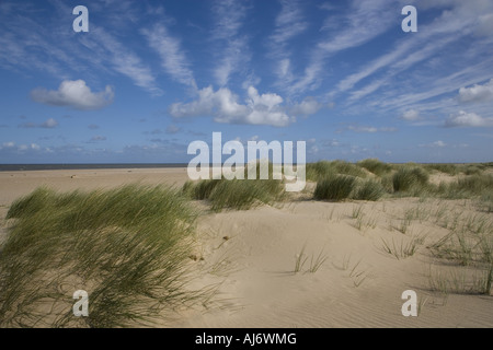 Winterton Beach-Norfolk-September Stockfoto