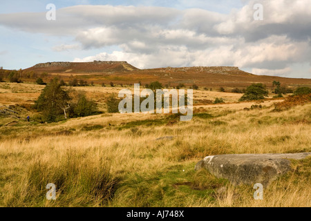 Higger Tor und Carl Wark römische Festung von Lawrence Feld Stockfoto