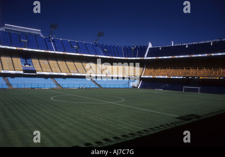 Estadio Alberto J. Armando / La Bombonera Fußball-Stadion, Heimat der Boca Juniors, La Boca, Buenos Aires, Argentinien Stockfoto