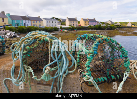 Hummer-Töpfe Portmagee Ring of Kerry County Kerry Irland Stockfoto