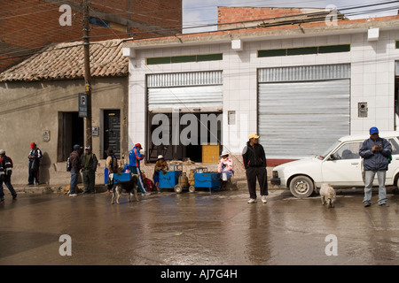 Die Bergleute Markt in Potosi, Bolivien Stockfoto