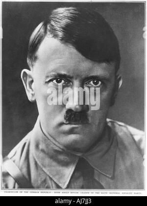 Adolf Hitler, Kanzler der Deutschen Republik, c 1933. Artist: Unbekannt Stockfoto