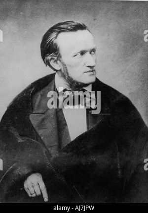 RICHARD WAGNER deutscher Komponist 1813 bis 1883 Stockfoto