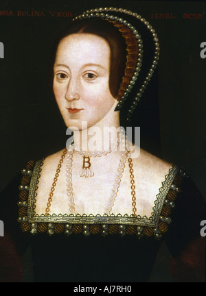 Anne Boleyn, zweite Frau von Heinrich VIII., c 1520-1536. Artist: Anon Stockfoto