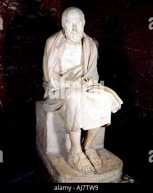 Statue des sitzenden Mann sagte zu Herodot, Antike Griechische Historiker. Artist: Unbekannt Stockfoto