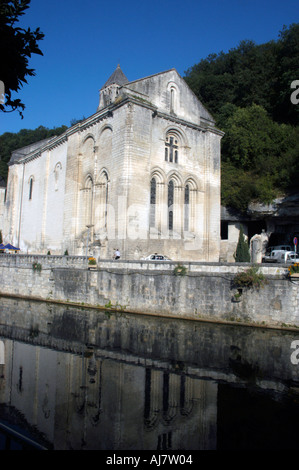 Brantome eine französische Stadt an den Fluss Dronne in der Dordogne Perigord Vert Frankreich Stockfoto