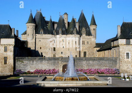 Schloss in Jumilhac le grand in der Dordogne Frankreich Stockfoto