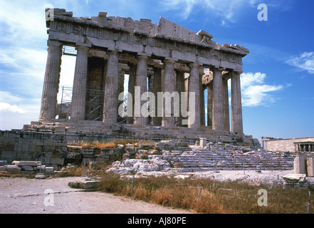 Parthenon auf der Akropolis, Athen, 5. Jahrhundert v. Chr.. Artist: Unbekannt Stockfoto