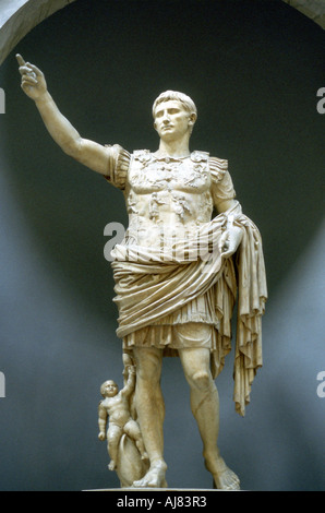 Caesar, Augustus erster römischer Kaiser. Artist: Unbekannt Stockfoto