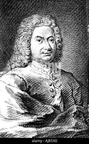 Jean Bernoulli, Schweizer Mathematiker, 1762. Artist: Unbekannt Stockfoto