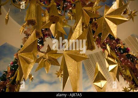 Weihnachten Weihnachtsschmuck im Kaufhaus Macys am Herald Square New York NY Stockfoto