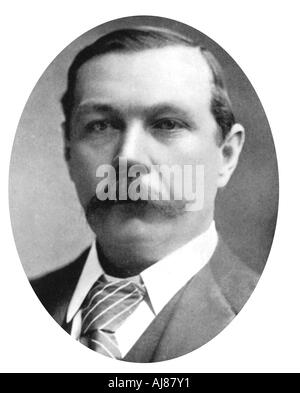 Arthur Conan Doyle, schottische Schriftsteller, c 1900. Artist: Unbekannt Stockfoto