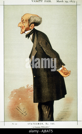 John Stuart Mill, Britische Sozialreformer und Philosoph, 1873. Artist: Spy Stockfoto