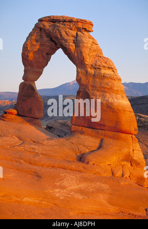 Elk224 4648 Utah Arches NP Delicate Arch Stockfoto