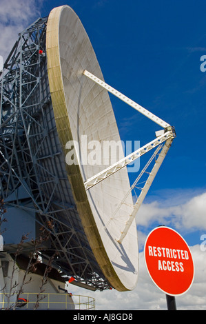 Satellitenschüssel Arthur am Goonhilly Satellite Earth Station in Cornwall Stockfoto