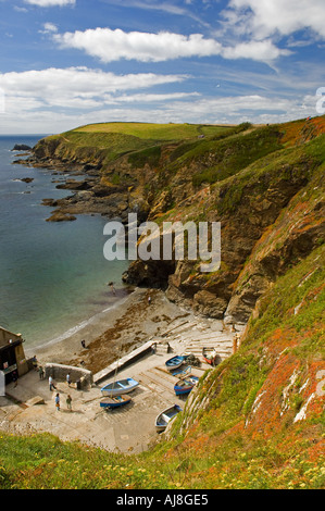 Polpeor Cove auf der Lizard-Cornwall Stockfoto