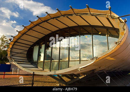 Die Röhre Visitor Centre Cardiff Bay Cardiff South Glamorgan South Wales Stockfoto