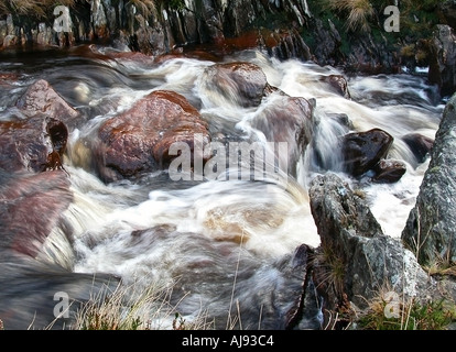 Lunklett Burn Shetland Stockfoto