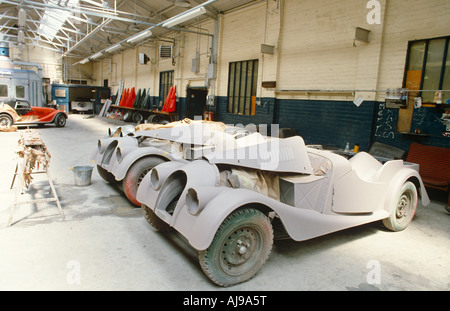 Morgan Autofabrik Stockfoto