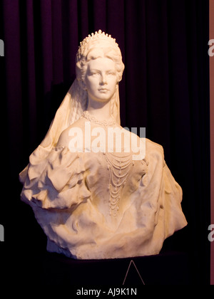 Königin-Elisabeth-Statue, Godollo Burg, Ungarn Stockfoto