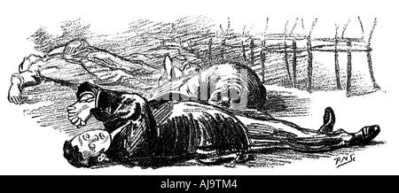 Themen von einem Gong, 1891 hypnotisiert. Artist: Unbekannt Stockfoto