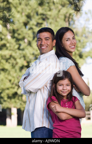 Porträt der Familie Stockfoto